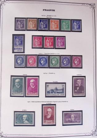 1849-2002, Collection de France en 3 classeurs Vert,