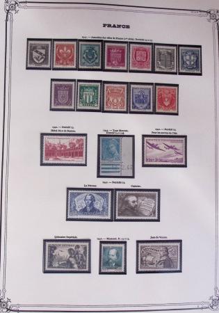 1849-2002, Collection de France en 3 classeurs Vert,