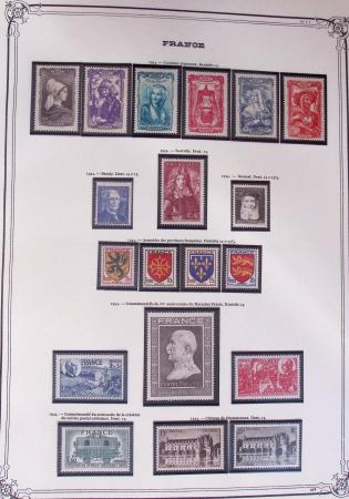 1849-2002, Collection de France en 3 classeurs Vert,