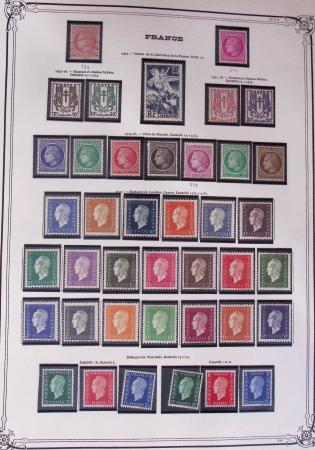 1849-2002, Collection de France en 3 classeurs Vert,
