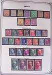 1849-2002, Collection de France en 3 classeurs Vert,
