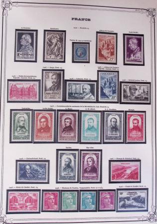 1849-2002, Collection de France en 3 classeurs Vert,