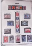 1849-2002, Collection de France en 3 classeurs Vert,