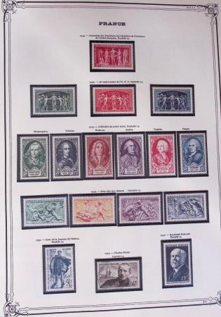 1849-2002, Collection de France en 3 classeurs Vert,