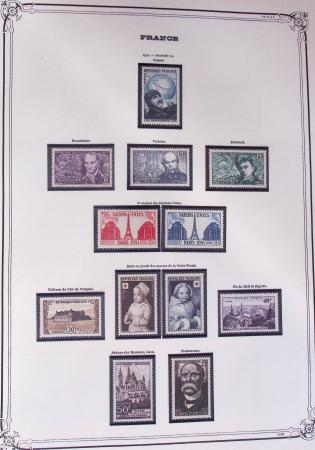 1849-2002, Collection de France en 3 classeurs Vert,