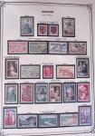 1849-2002, Collection de France en 3 classeurs Vert,