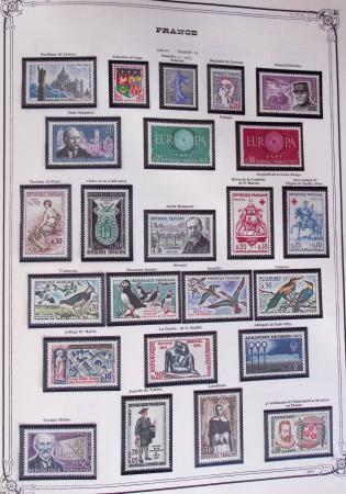 1849-2002, Collection de France en 3 classeurs Vert,