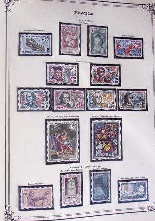 1849-2002, Collection de France en 3 classeurs Vert,