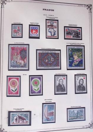 1849-2002, Collection de France en 3 classeurs Vert,