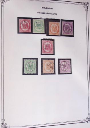 1849-2002, Collection de France en 3 classeurs Vert,