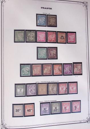 1849-2002, Collection de France en 3 classeurs Vert,