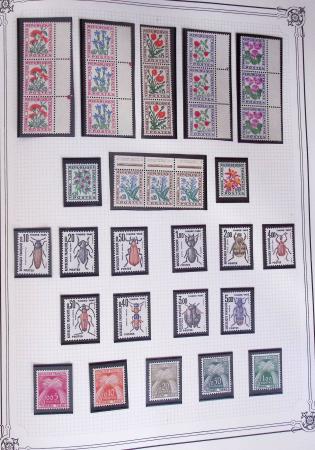 1849-2002, Collection de France en 3 classeurs Vert,