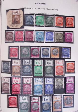 1849-2002, Collection de France en 3 classeurs Vert,