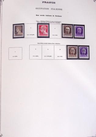 1849-2002, Collection de France en 3 classeurs Vert,