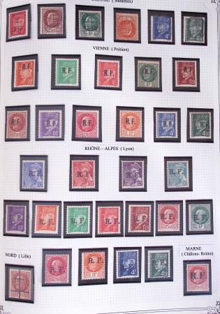 1849-2002, Collection de France en 3 classeurs Vert,