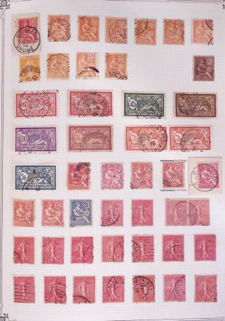 1849-2002, Collection de France en 3 classeurs Vert,