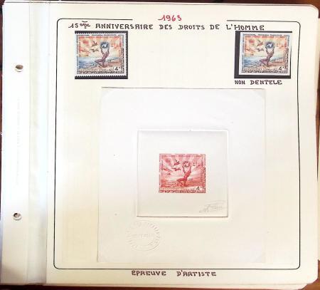 1945-1967, Sympathique collection de timbres de Laos