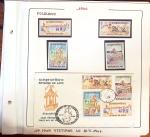 1945-1967, Sympathique collection de timbres de Laos