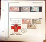 1945-1967, Sympathique collection de timbres de Laos