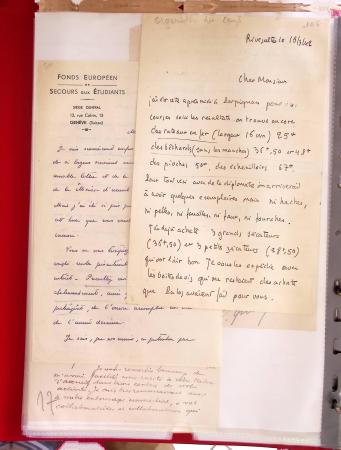 1941-1961, Ensemble de 170 lettres ou documents à propos