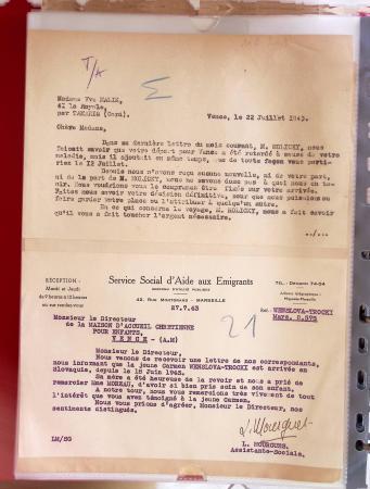 1941-1961, Ensemble de 170 lettres ou documents à propos