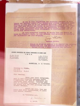 1941-1961, Ensemble de 170 lettres ou documents à propos