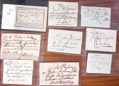 1795-1814, DEPARTEMENTS CONQUIS: Exceptionnel ensemble