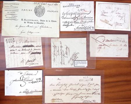 1795-1814, DEPARTEMENTS CONQUIS: Exceptionnel ensemble