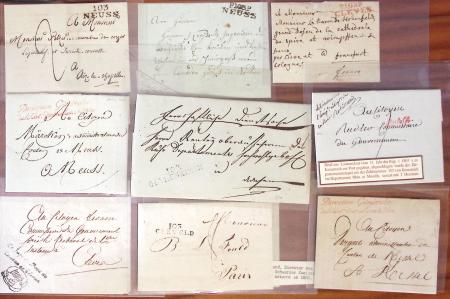 1795-1814, DEPARTEMENTS CONQUIS: Exceptionnel ensemble