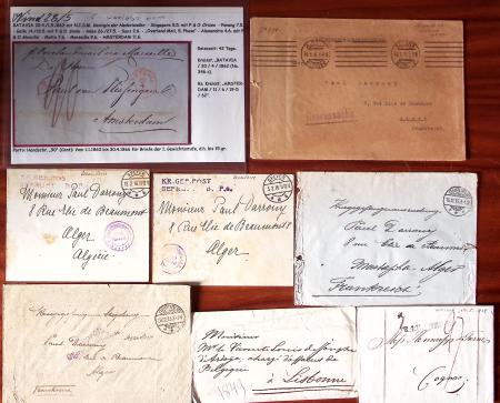 1810-1910 POSTAL HISTORY, over 150 covers and fronts