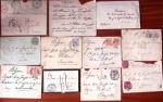 1810-1910 POSTAL HISTORY, over 150 covers and fronts