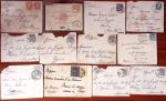1810-1910 POSTAL HISTORY, over 150 covers and fronts
