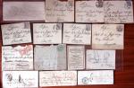 1810-1910 POSTAL HISTORY, over 150 covers and fronts