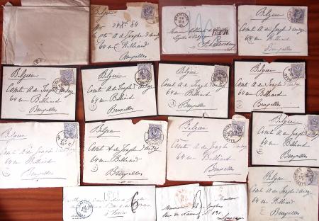 1810-1910 POSTAL HISTORY, over 150 covers and fronts