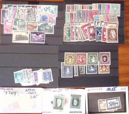 1904-1965, Useful mint assembly of stamps from Austria