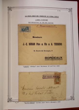 1798-1933, MARITIME : Collection spécialisée et superbement