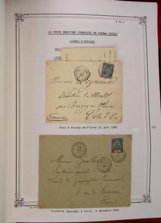 1798-1933, MARITIME : Collection spécialisée et superbement