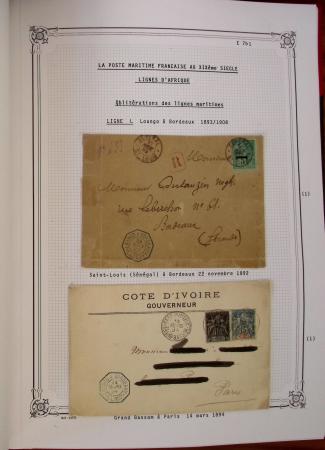 1798-1933, MARITIME : Collection spécialisée et superbement