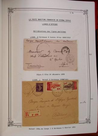 1798-1933, MARITIME : Collection spécialisée et superbement