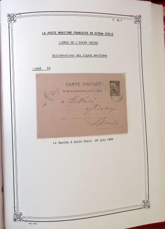 1798-1933, MARITIME : Collection spécialisée et superbement