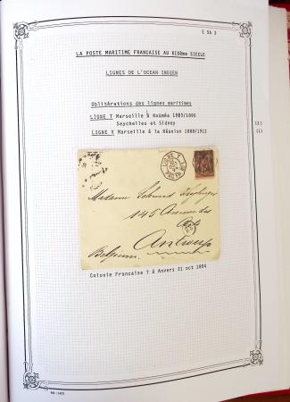 1798-1933, MARITIME : Collection spécialisée et superbement