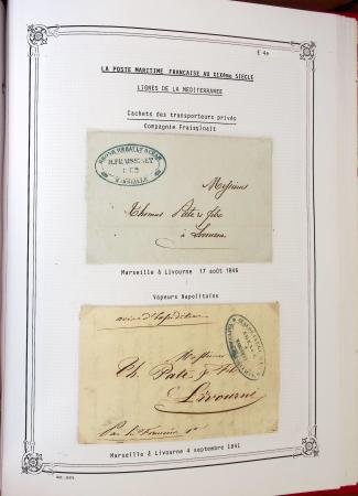 1798-1933, MARITIME : Collection spécialisée et superbement