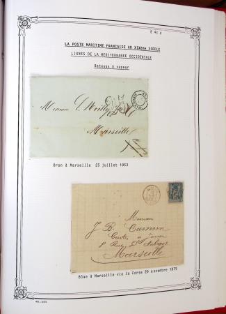 1798-1933, MARITIME : Collection spécialisée et superbement