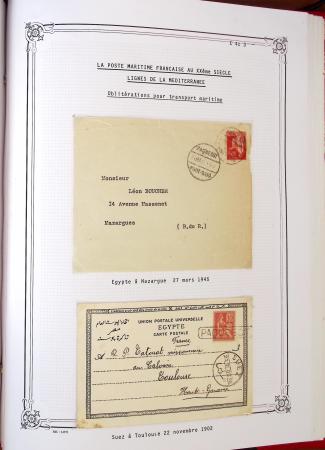 1798-1933, MARITIME : Collection spécialisée et superbement