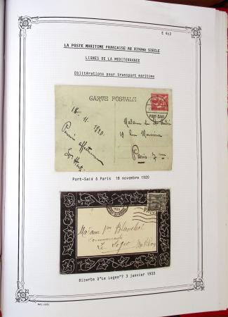 1798-1933, MARITIME : Collection spécialisée et superbement