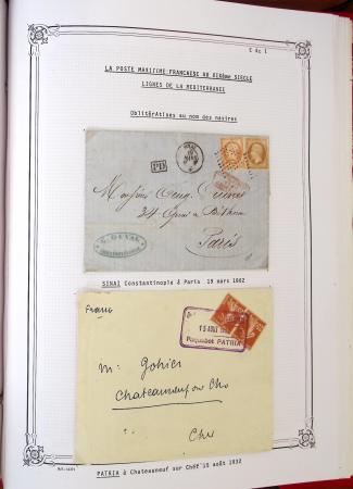 1798-1933, MARITIME : Collection spécialisée et superbement