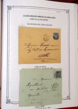 1798-1933, MARITIME : Collection spécialisée et superbement