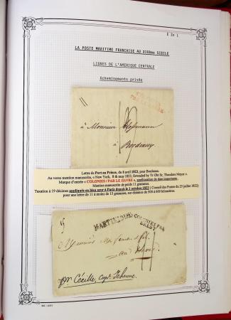 1798-1933, MARITIME : Collection spécialisée et superbement