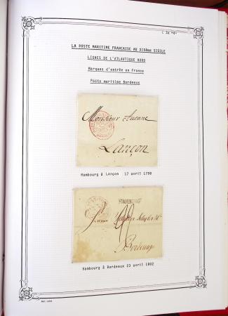 1798-1933, MARITIME : Collection spécialisée et superbement