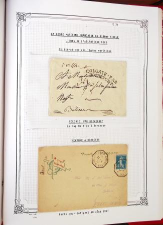 1798-1933, MARITIME : Collection spécialisée et superbement